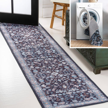 Kemer All-over Persian Washable Area Rug